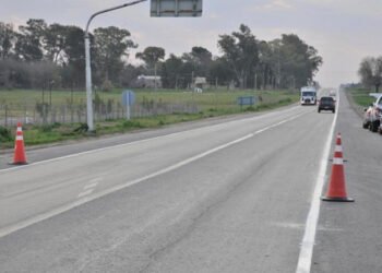 Avanzan las obras de repavimentación en la Ruta Nº 32