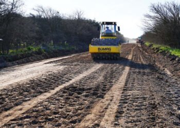 Progresa la pavimentación de la Ruta Provincial Nº11