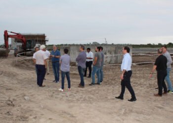 Corrientes: sigue la megaobra de una planta de tratamientos de líquidos cloacales