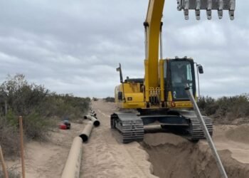 Acueducto Monte Comán-La Horqueta: la obra  está muy avanzada