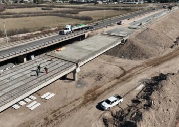 Continúan los trabajos en la Avenida Circunvalación Norte de Bahía Blanca