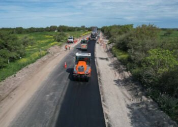 Comenzaron los trabajos finales para la pavimentación de la Ruta N°11