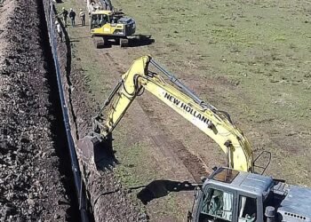Continúa a buen ritmo la obra de un importante gasoducto en Entre Ríos