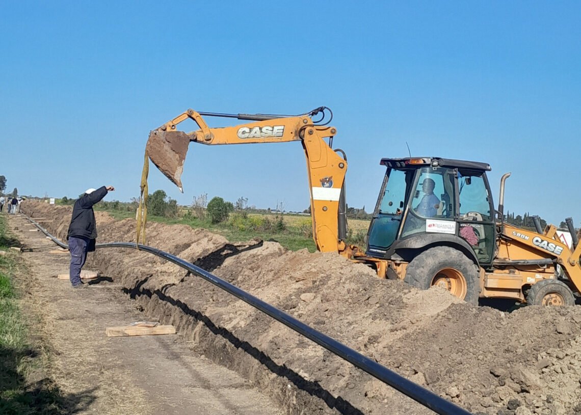 Entre Ríos: sigue la obra que proveerá de gas natural al parque industrial de Cerrito