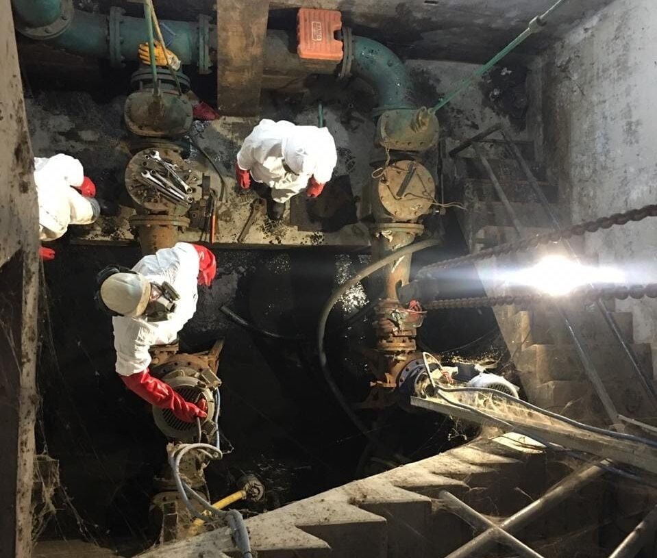 Buenos Aires: avanza la obra de la planta depuradora en Adolfo Gonzales Chaves