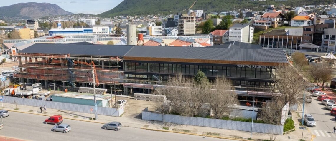 Avanzan las obras de ampliación del Hospital de Ushuaia