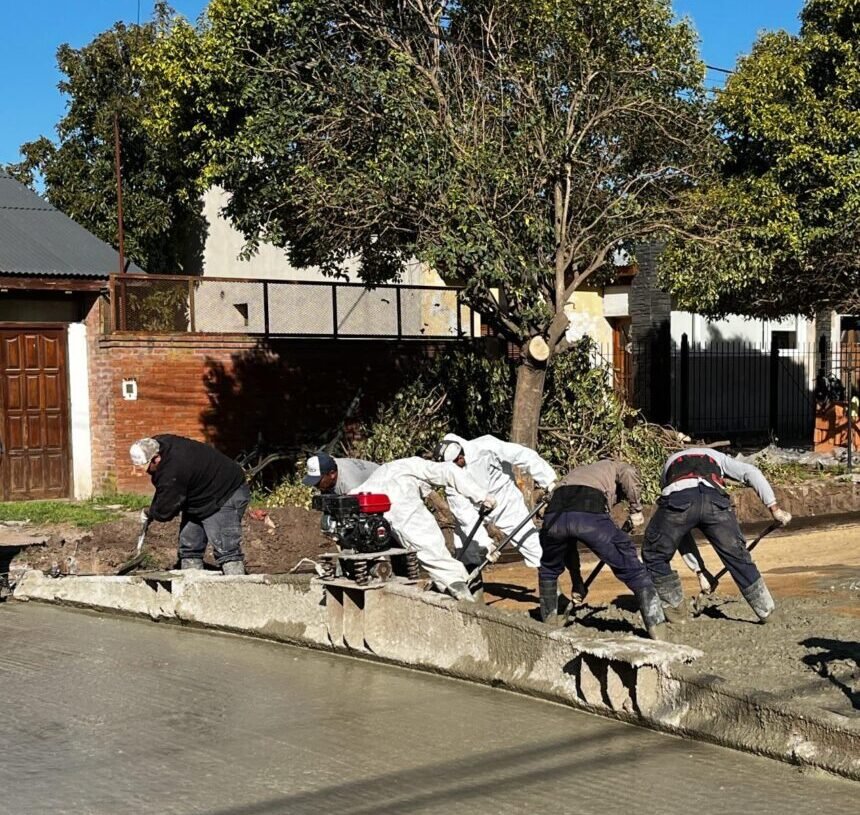 Venado Tuerto sigue batiendo récords en la ejecución de cuadras de pavimento