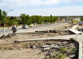Zapala: avanzan las obras en la ex Ruta 14