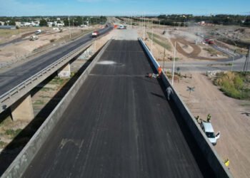 Avanzan las obras en la Av. Circunvalación Norte en Bahía Blanca