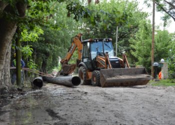 Avanzan las obras viales e hidráulicas en Marcos Paz