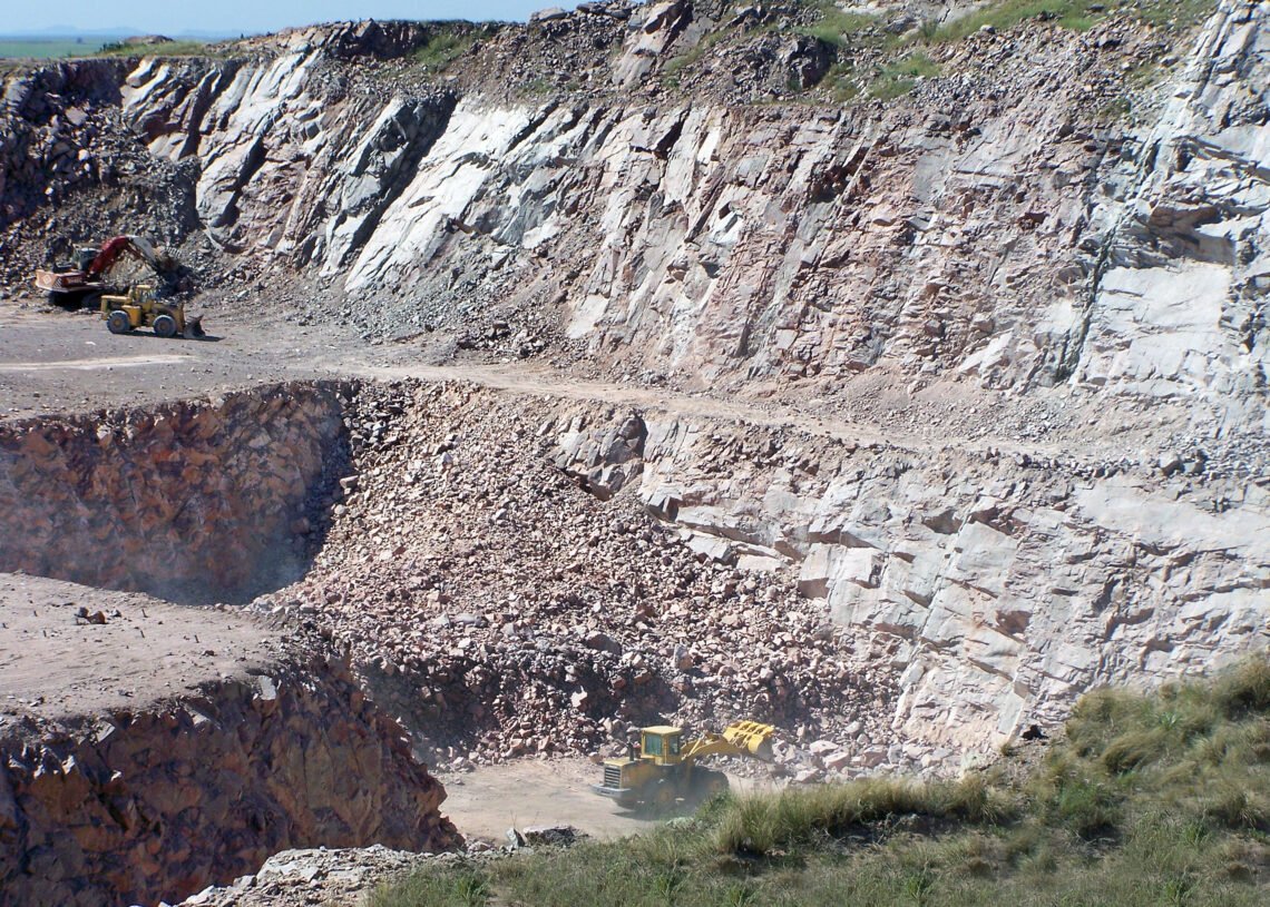 Gran planta de trituración de pedregullo