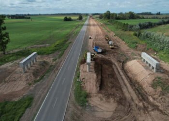Avanzan las obras en la autovía de la Ruta Provincial N°41