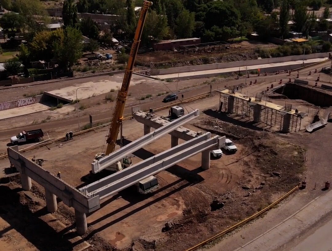 Mendoza: avanza la obra Nueva Panamericana Ruta Provincial 82