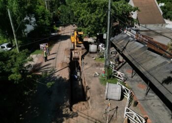 Avanzan las obras hidráulicas en Ituzaingó