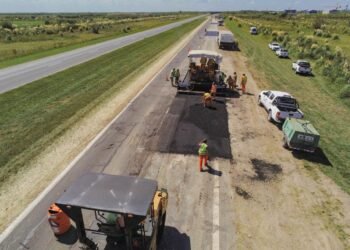 Rosario-Santa Fe: con 3 frentes de obra avanzan las reparaciones en la autopista
