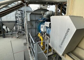 Novedad mundial: sistema de hidrógeno 100 % verde para la construcción de carreteras