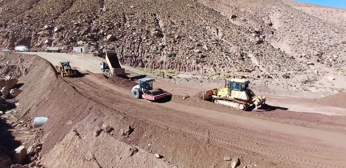 Jujuy: importantes trabajos en las Ruta Nacional 52