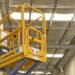 Elevador de tijera de baja altura y accionamiento eléctrico