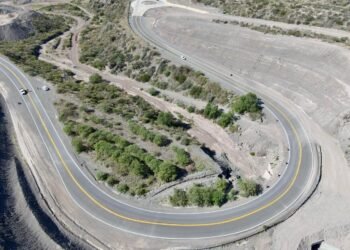 Mendoza: así se ve la obra del primer tramo del circuito a Papagayos