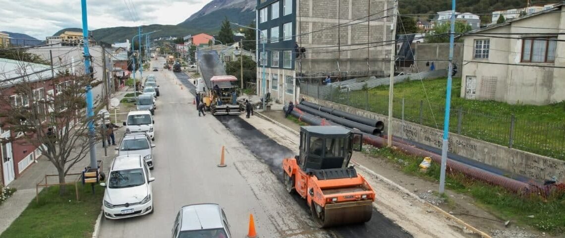 Avanza la obra del nuevo acueducto para Ushuaia