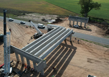 Avanzan las obras de duplicación de calzada en la Ruta Provincial N°41