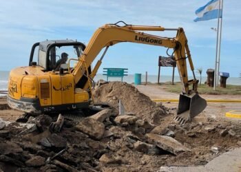 Se realizan importantes obras en el espacio público de la Costa Bonaerense