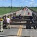 Santa Fe: iniciaron el montaje del puente Bailey sobre el Puente Carretero
