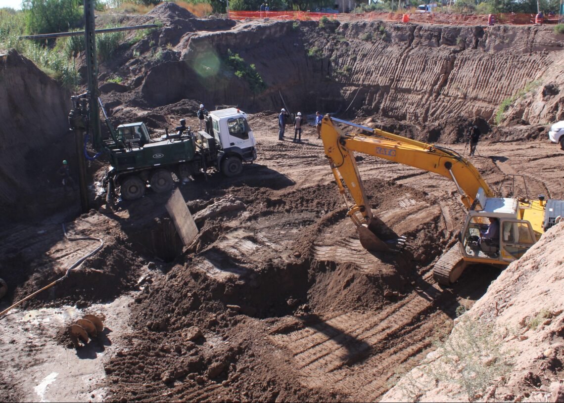Mendoza reanudó la construcción del puente del arroyo Claro sobre RP14
