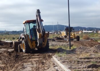 Avanza la ejecución de 800 lotes con servicios en el sur de la ciudad de San Luis