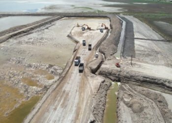 Avanzan obras hidráulicas en Pehuajó