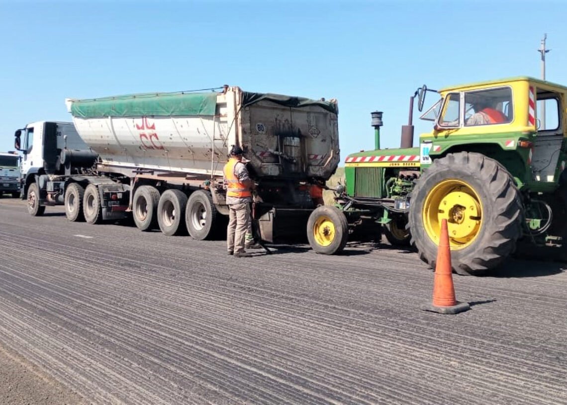 Santa Fe: llevan adelante obras de mejora sobre la Ruta Nacional 7