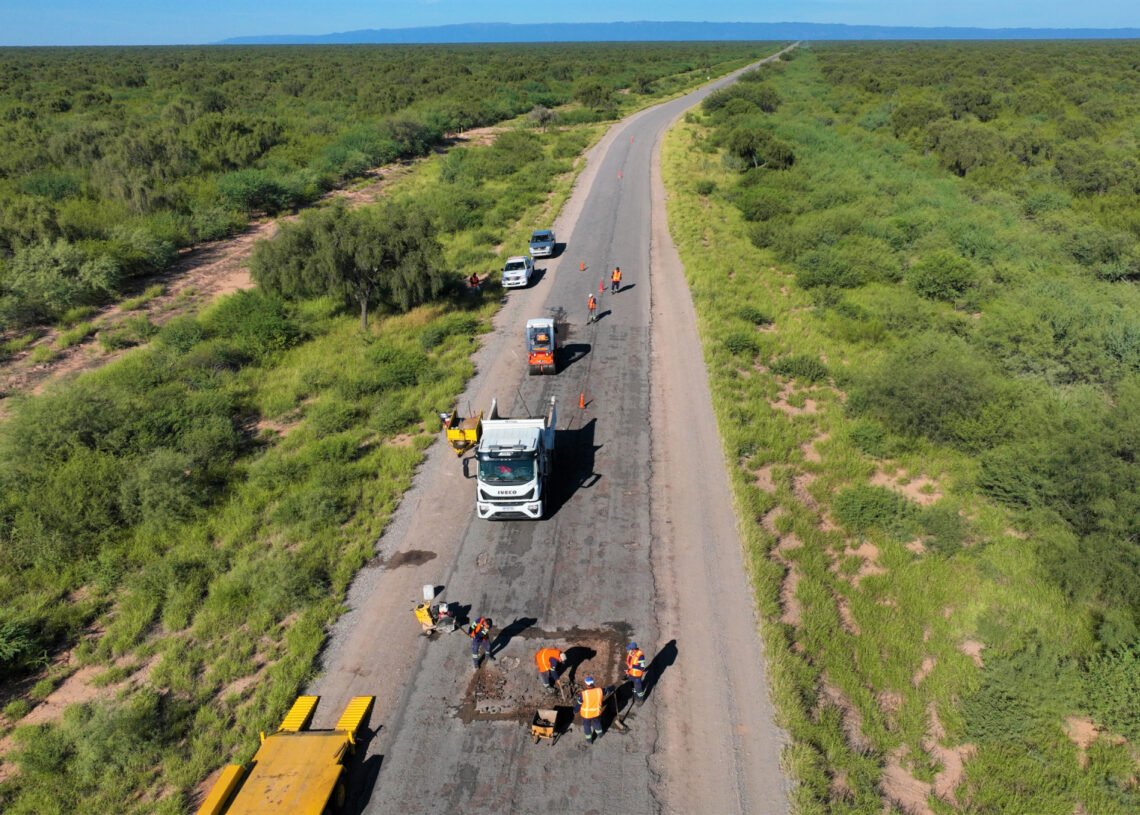 La Rioja: ejecutan importantes obras en la Ruta Nacional 79