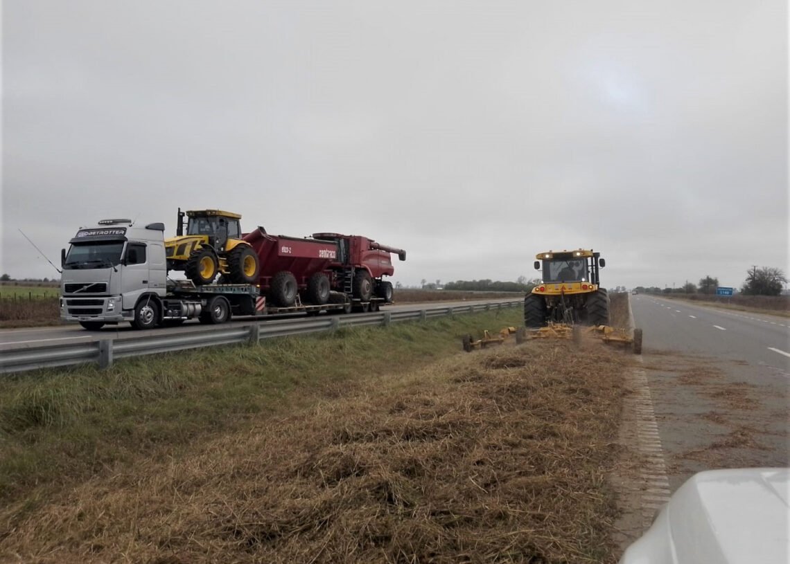 Santa Fe: realizan trabajos de conservación sobre las rutas nacionales 33 y 178