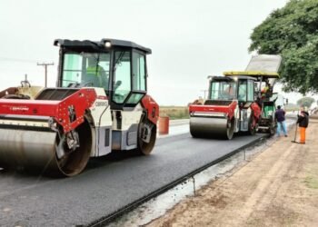 Sigue la repavimentación de la Ruta 80 en Santa Fe