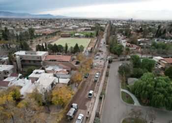 Mendoza: avanza la obra de renovación del colector cloacal en Guaymallén