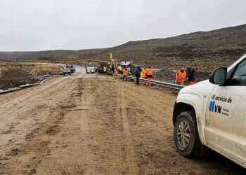 Chubut: realizan importantes obras en la Ruta Nacional 26