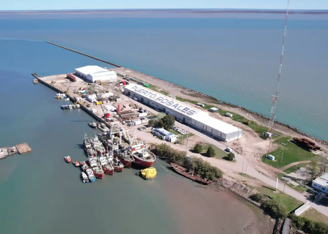 Avanzan  las obras de expansión de Puerto Rosales