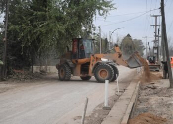 Etapa final en la obra de desagües pluviales en el sur de la ciudad de Córdoba