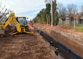 Avanzan la Obra Hidráulica de la Cuenca del Río Luján