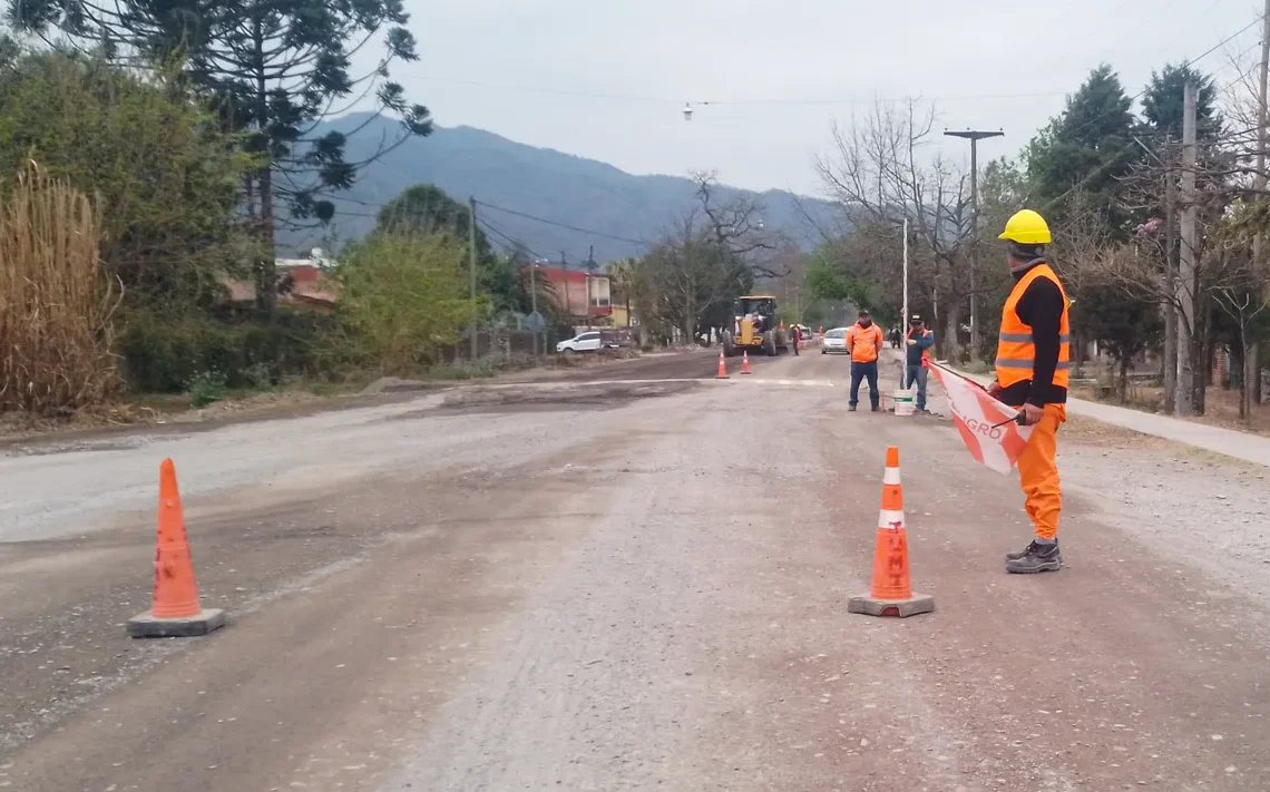Jujuy: trabajos incesantes en las obras del Plan Provincial de Repavimentación
