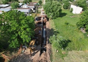 Almirante Brown: avanza una fundamental obra hidráulica para la zona sur