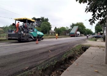 Santa Fe: avanza con la repavimentación de la Ruta Nacional 11