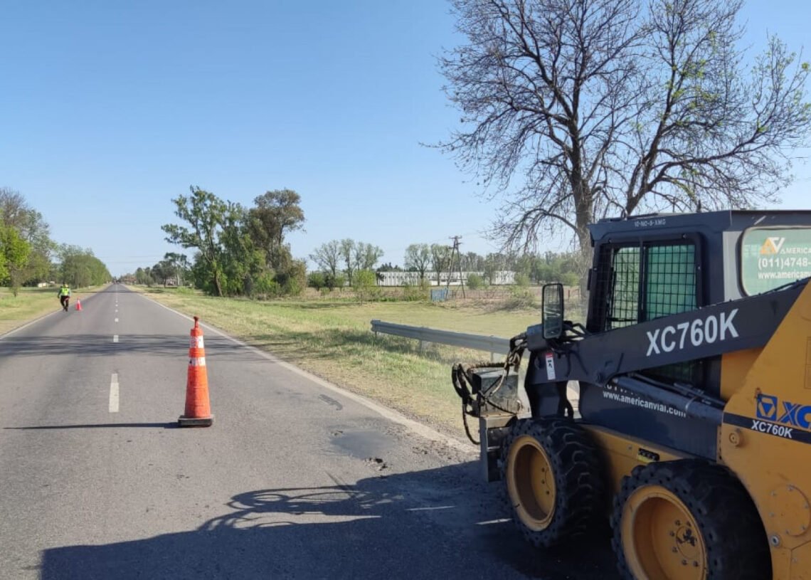 Santa Fe: ejecutan importantes trabajos sobre la Ruta Nacional 178