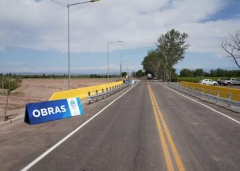 Quedó inaugurada la obra de reconstrucción de accesos y puente sobre la Ruta 14 y el río Mendoza