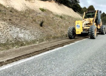 Tierra del Fuego: llevan adelante importantes trabajos sobre la Ruta Nacional 3