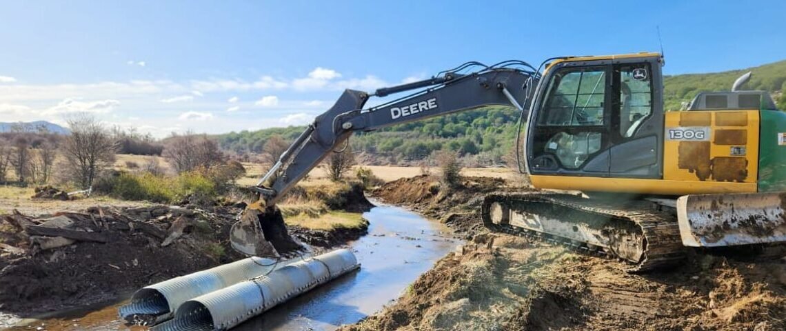 Tierra del Fuego: mejoras en la infraestructura de la ruta en la Reserva “Corazón de la Isla”
