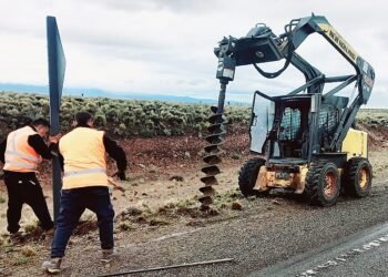 Chubut: continúan las tareas en la Ruta Nacional 40, entre Tecka y El Bolsón