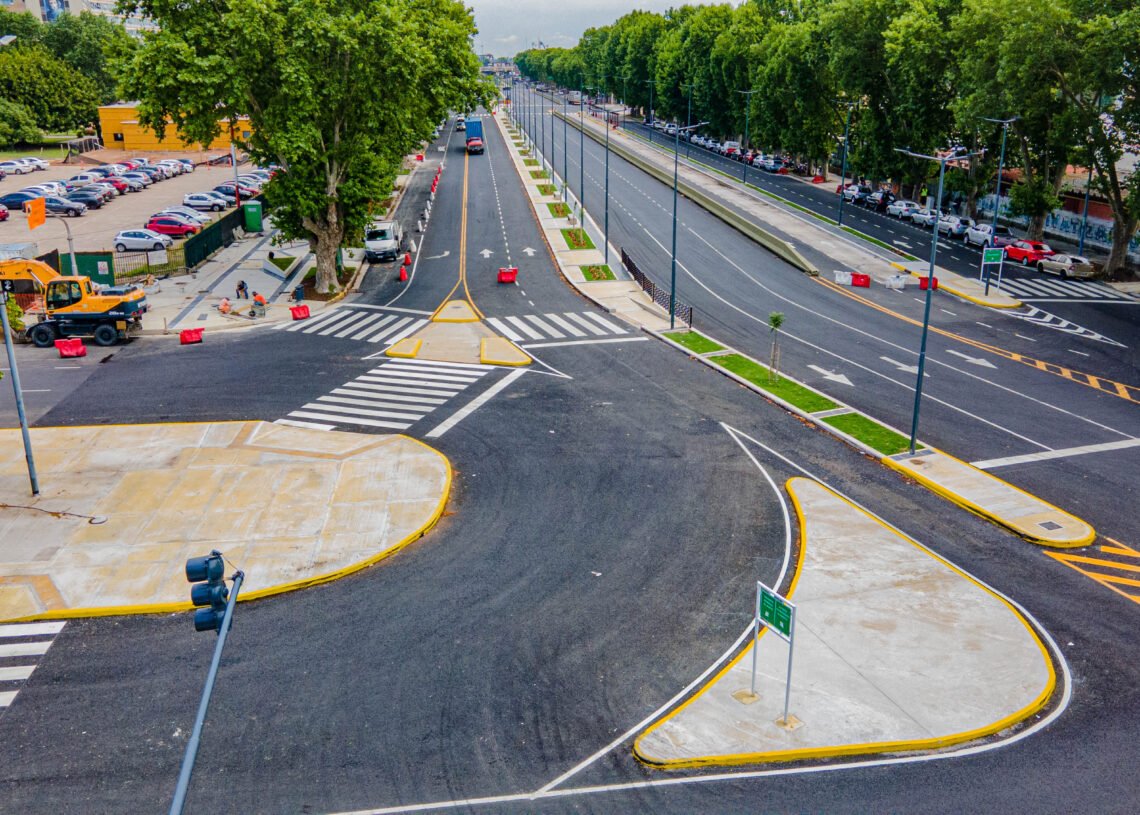 Finalizaron las obras en la Av. Presidente Ramón Castillo en CABA