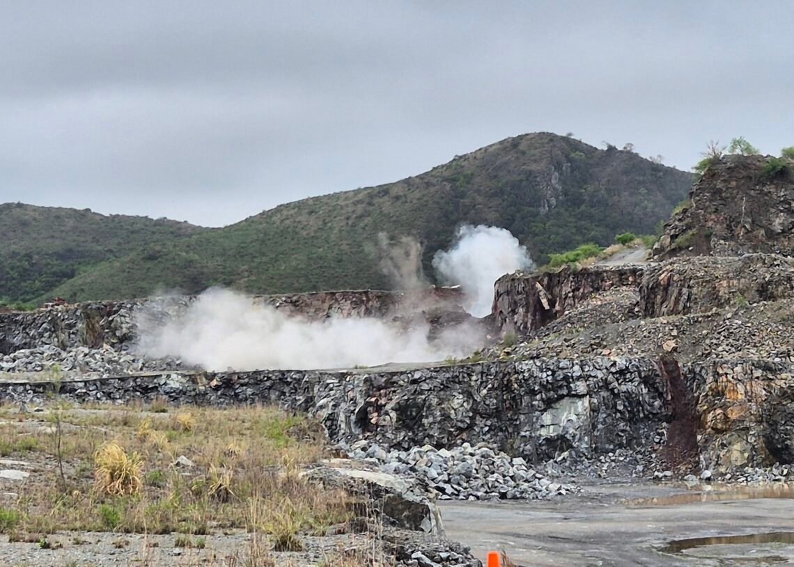Producción de áridos desde La Calera