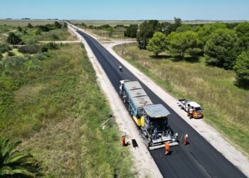 Continúan los trabajos de repavimentación de la Ruta Provincial N° 36
